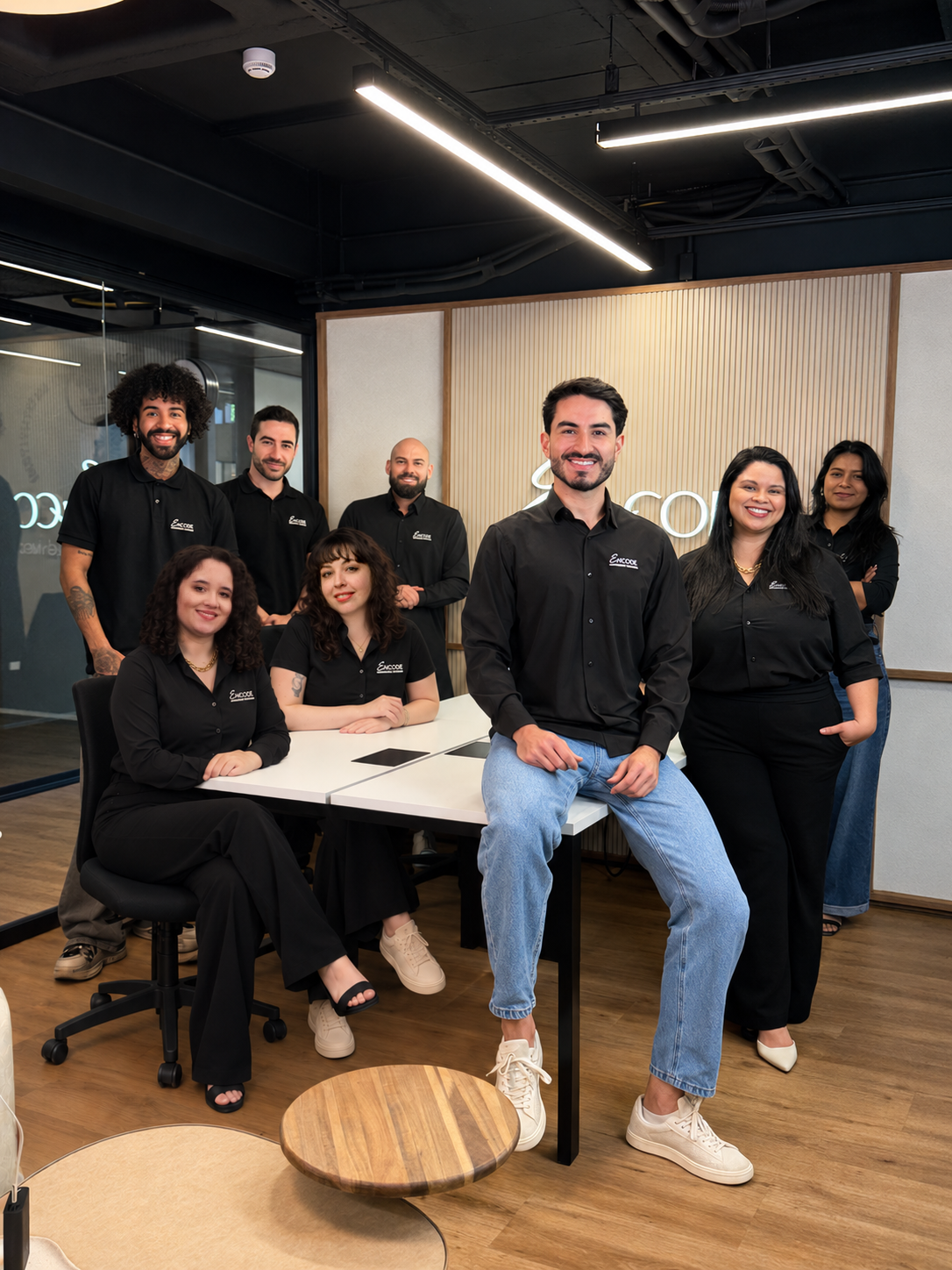 Parte da equipe Encode